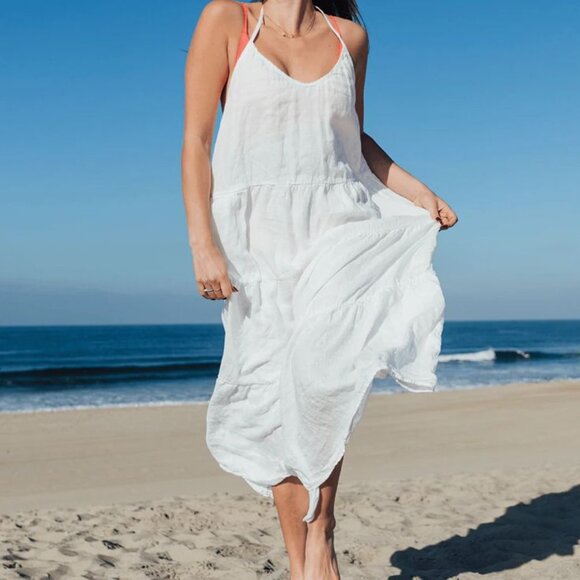 Left On Friday Women's Maxi Dress – Size L/XL – VIBRANT BLUE - Picture 2 of 7